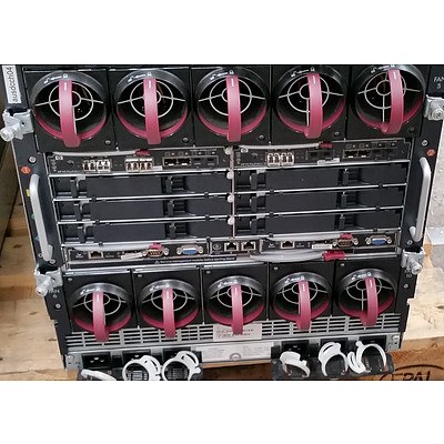 HP BladeSystem c7000 Enclosure w/ 12 x HP ProLiant Blade Servers