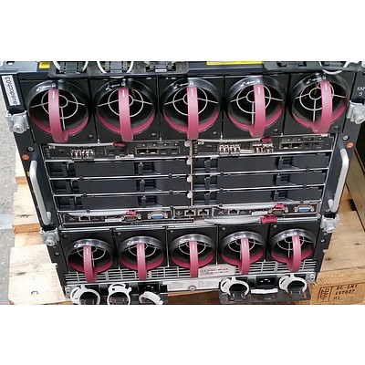 HP BladeSystem c7000 Enclosure w/ 14 x HP ProLiant Blade Servers