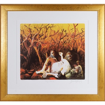 David Boyd (1924-2011) King Found, Collograph 46/50