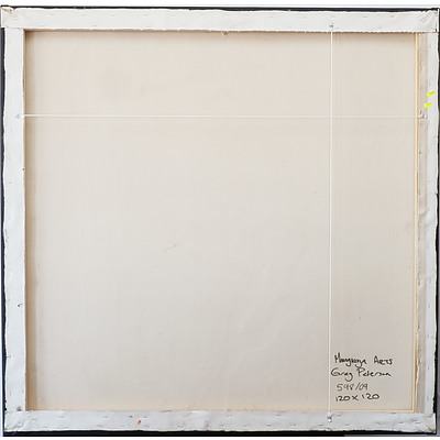 Greg Peterson (1963-) Wirnpa, Acrylic on Canvas