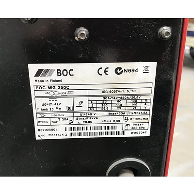 BOC Industrial Mig 250C