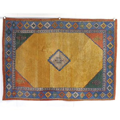 Persian Gabbeh Thick Pile Hand Knotted Wool Pile Rug