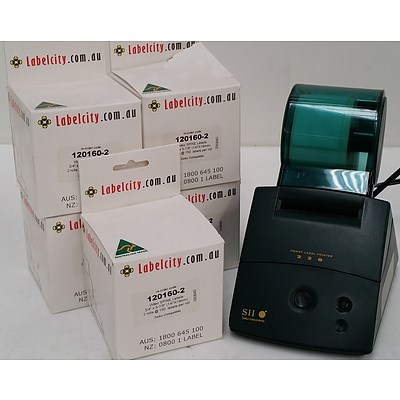 Seiko 220 Smart Label Printer and Video Spine Label Stickers
