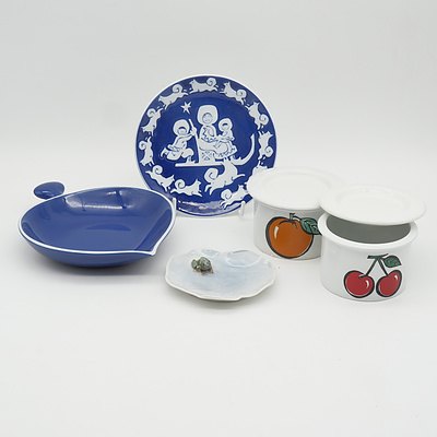 Group of Retro Arabia, Royal Copenhagen and GEFYR Sweden Porcelain