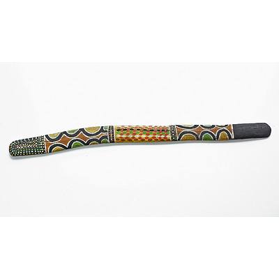 Aboriginal Artist Unknown, Ceremonial Message Stick, Late 20th Century