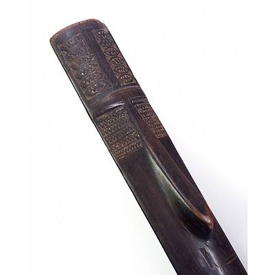 Antique Solomon Islands Malaita Fighting Club, Alofo, Early 20th Century