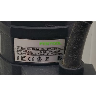 Festool OF 2200 E/1 Plus Electric Plunge Router