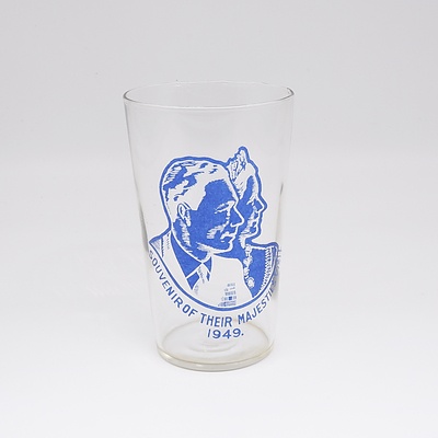 1949 King George VI & Queen Elizabeth Cancelled Royal Visit to Australia Tumbler