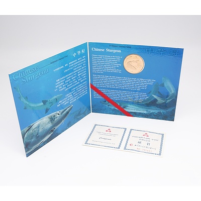 1999 Wildlife Treasure of China Chinese Sturgeon