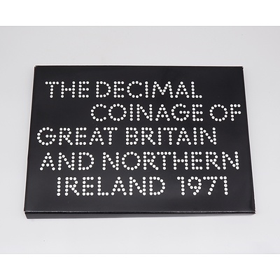 The Decimal Coinage of Great Britain and Northern Ireland 1971 Proof Coin Set