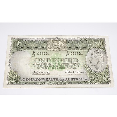 Australian One Pound Banknote