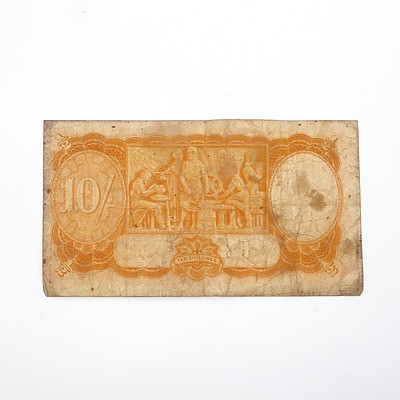 Commonwealth of Australia Coombs/ Wilson Ten Shillings Paper Note