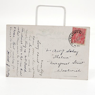 King George V One Penny Post Stamp