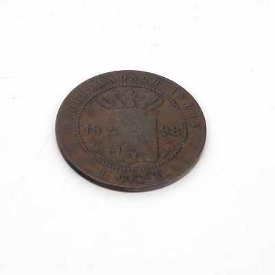 Netherlands East Indies One Cent 1898