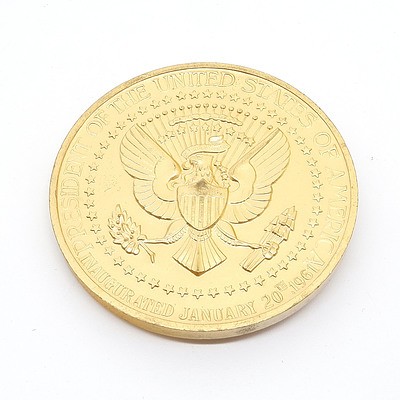 High Relief John F Kennedy  Medallion