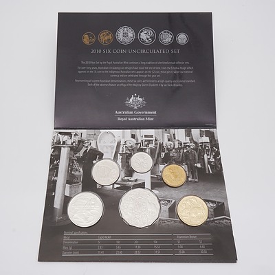 2010 Australia Six Coin Uncirculated Set