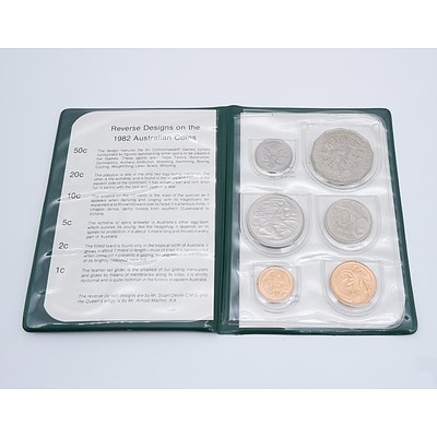 1982 XII Commonwealth Games Brisbane Six Coin Set