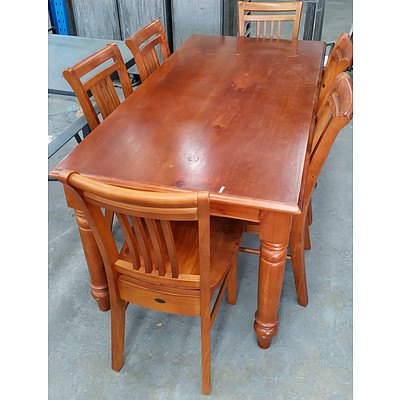 Balmoral Seven Piece Maple Dining Setting