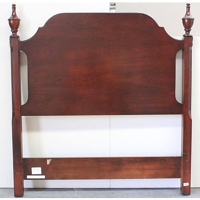 Four Drexel Heritage Queen & One Single Bed Headboards