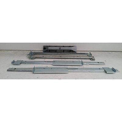 Bulk Lot of Assorted Server Rack Rails