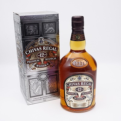 Chivas Regal 12 Year Premium Scotch Whiskey 1 Litre