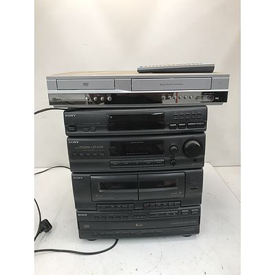 Sony LBT-A295 Stereo Receiver With LG DVD Player