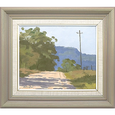 Brother Don Gallagher,(1925-2017), Landscape, Oil On Board