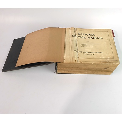 National Service Manual For American Cars, Compiled by the National Automotive Service, San Francisco, 1937