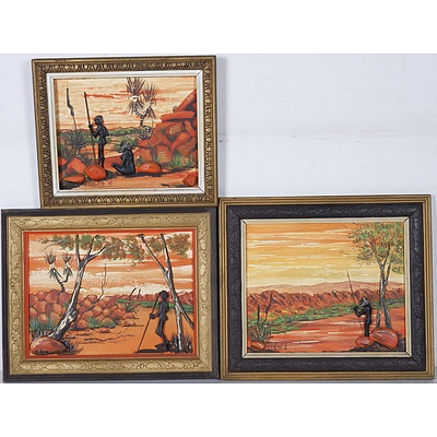 Three H. England, Untitled 1973, Mixed Media