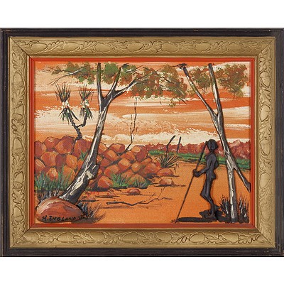 Three H. England, Untitled 1973, Mixed Media