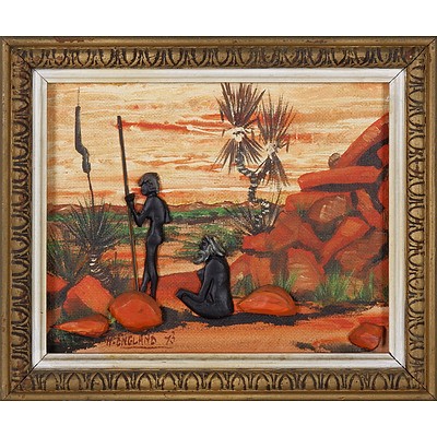 Three H. England, Untitled 1973, Mixed Media