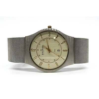 Gents Danish Skagen Steel Watch