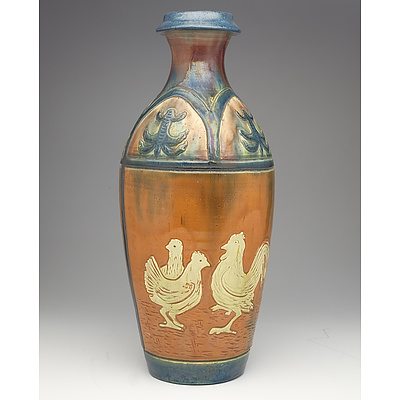 Belgian Arts and Crafts Belgian Ceramic Vase