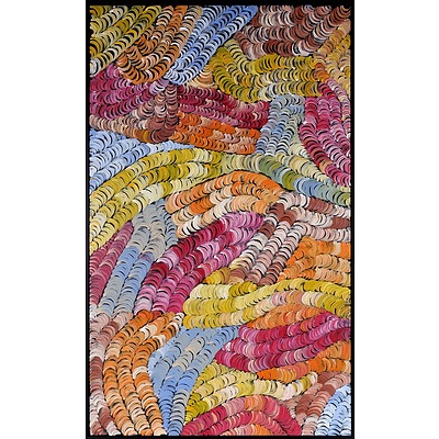 Lynette Corby Nungurrayi (1958-) Untitled,  Oil on Canvas