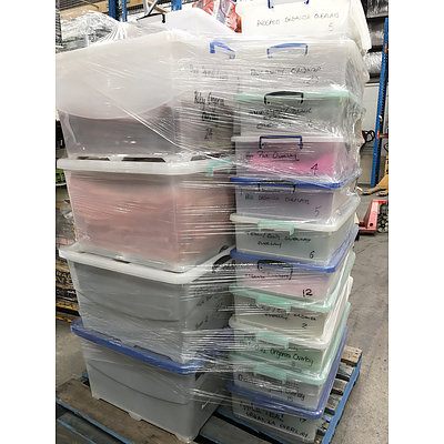 Assorted Fabric Table Overlays