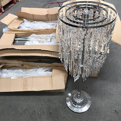 Lot of Decorative Chandelier Pedestals