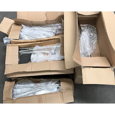 Lot of Decorative Chandelier Pedestals