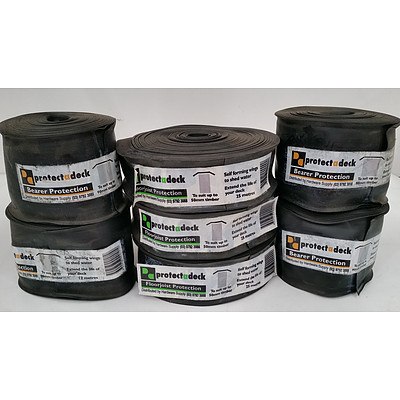 50mm and 90mm Protectadeck Bearer Protection - Lot of Eight Rolls - New - RRP $230.00
