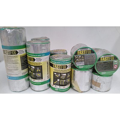 Fastfix Aluminium Reiforced Butyl Flashing Tape  - Lot of 13 Rolls - Brand New - RRP $550.00