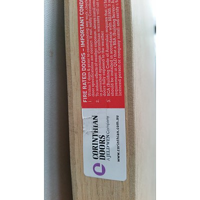 Corinthian Doors Solid Core MDF Hinged One Hour Fire Door(2330mm x 820mm x 35mm) - New