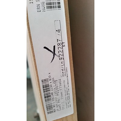 Corinthian Doors Solid Core MDF Hinged One Hour Fire Door(2230mm x 820mm x 35mm) - New