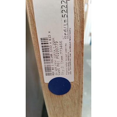 Corinthian Doors Solid Core MDF Hinged One Hour Fire Door(2255mm x 815mm x 45mm) - New