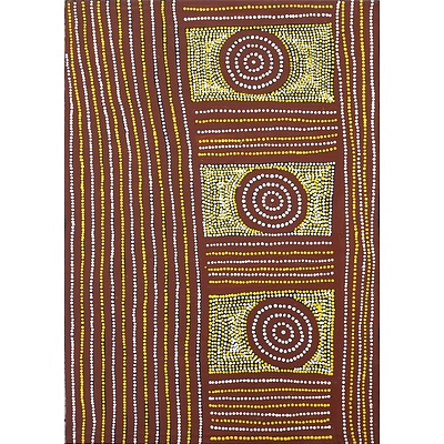 Florrie Watson Napangardi (1950-) Acrylic on Linen