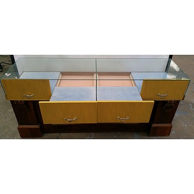 Retro Shop Display Cabinet