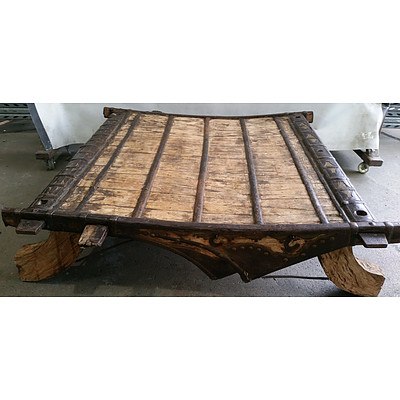 Antique Middle Eastern Tribal Caravan Table