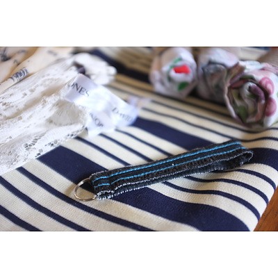 Shopping bundle of plastic free shopping bags made from re-purposed materials