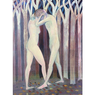 Painting: Grief by Stephen Cherubin