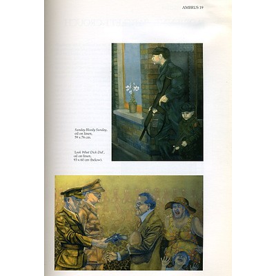 Book: The unseen art scene : 32 Australian women artists, edited and signed by Caroline Ambrus