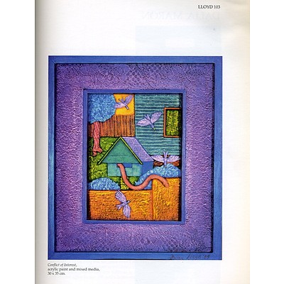 Book: The unseen art scene : 32 Australian women artists, edited and signed by Caroline Ambrus