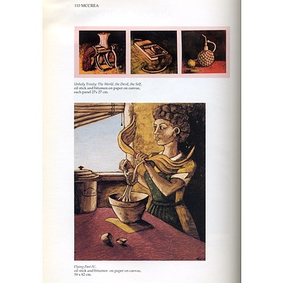 Book: The unseen art scene : 32 Australian women artists, edited and signed by Caroline Ambrus